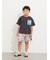 【吸水速乾】ヤシの木柄ハーフパンツ