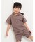 【接触冷感】メッシュフード付き半袖T