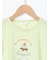 【吸水速乾】プリンプリントフリル袖Tシャツ