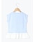 【吸水速乾】裾レースフレンチスリーブTシャツ