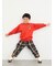 チェックパンツ