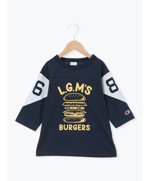 Champion別注】7分袖フットボールTシャツ｜サマンサモスモス ラーゴム