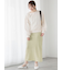 ラメ混カットプリーツスカート