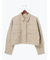 クロップドジャケット(セットアップ可)《2025spring catalog item》