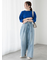 ウエストリボンタックワイドデニムパンツ《2025spring catalog item》