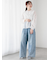 ウエストリボンタックワイドデニムパンツ《2025spring catalog item》