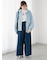 ウエストリボンタックワイドデニムパンツ《2025spring catalog item》