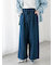 ウエストリボンタックワイドデニムパンツ《2025spring catalog item》