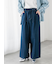 ウエストリボンタックワイドデニムパンツ《2025spring catalog item》