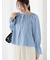 チェックスクエアネック2WAYブラウス《2025spring catalog item》