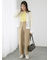 フロントタックパンツ《2025spring catalog item》