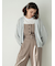 スラブクロップドVネックカーディガン《2025spring catalog item》