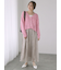 スラブクロップドVネックカーディガン《2025spring catalog item》