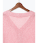 スラブクロップドVネックカーディガン《2025spring catalog item》