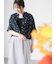 【日比谷花壇コラボ】プリントクロップドシャツ（セットアップ可）