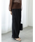 サイドラインストレートパンツ