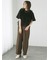 サイドラインストレートパンツ