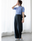 サイドラインストレートパンツ