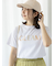 ラインストーン×刺繍Tシャツ