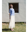 メッシュアシメティアードスカート《2025summer catalog item》