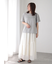 メッシュアシメティアードスカート《2025summer catalog item》