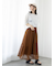メッシュアシメティアードスカート《2025summer catalog item》