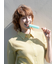 シャーリング衿付きカーディガン《2025summer catalog item》