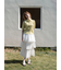 シャーリング衿付きカーディガン《2025summer catalog item》