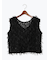 前後2WAYチュールフリンジベスト《2025summer catalog item》