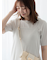 無地/ラメボーダー半袖Tシャツ