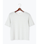 無地/ラメボーダー半袖Tシャツ