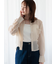 ストライプクロップドシアーシャツ