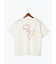 【接触冷感】ハートモチーフロゴTシャツ