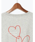 【接触冷感】ハートモチーフロゴTシャツ