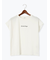 【接触冷感】筆記体ミニロゴフレンチスリーブTシャツ
