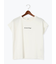 【接触冷感】筆記体ミニロゴフレンチスリーブTシャツ