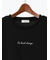【接触冷感】筆記体ミニロゴフレンチスリーブTシャツ