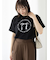 【接触冷感】リボンモチーフロゴTシャツ