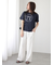【接触冷感】リボンモチーフロゴTシャツ