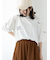 ランダム刺繍ロゴTシャツ