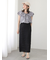 チュールシャーリングナロースカート《2025summer catalog item》