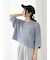 ラメ混なみなみメッシュニット