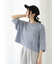 ラメ混なみなみメッシュニット