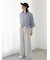 ラメ混なみなみメッシュニット