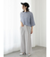 ラメ混なみなみメッシュニット