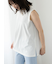 【接触冷感】肩タックノースリーブチュニック