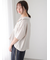 ◎麻調バックプリーツシャツ