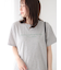 【接触冷感】筆記体ロゴプリントTシャツ