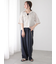 サイドラインストレートパンツ