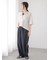 サイドラインストレートパンツ